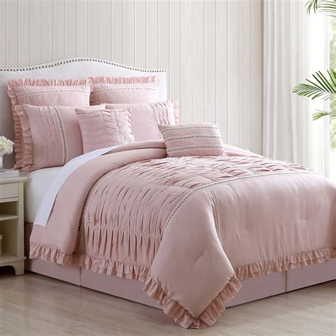 Coverlets are often woven, sometimes quilted. 8 PIECE COMFORTER SETS ANTONELLA MAUVE QUEEN - Walmart.com ...