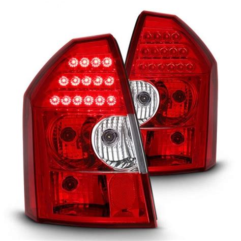 2005 2007 300c Led Tail Lights W Led Signal Function Red Clear