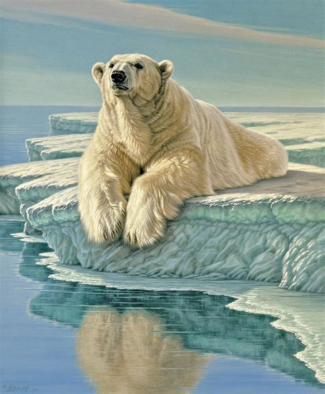 Bear Paintings Wildlife Paintings Wildlife Art Polar Bear Tattoo