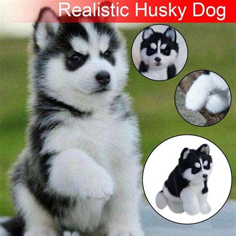Buy Lifelike Realistic Husky Dog Walking Barking Wagging Tail Puppy Dog