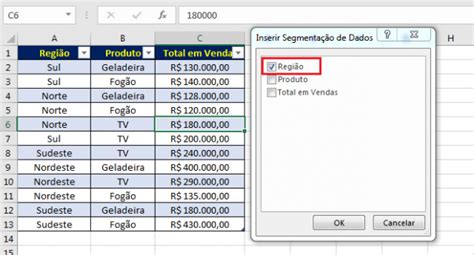 exemplo de Segmentação de Dados no Excel Excel Easy