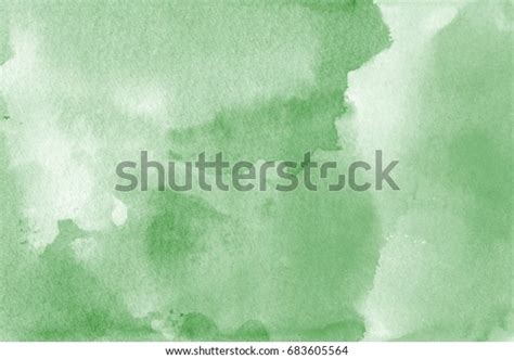 Abstract Green Watercolor Art Hand Paint Stock Photo Edit Now 683605564
