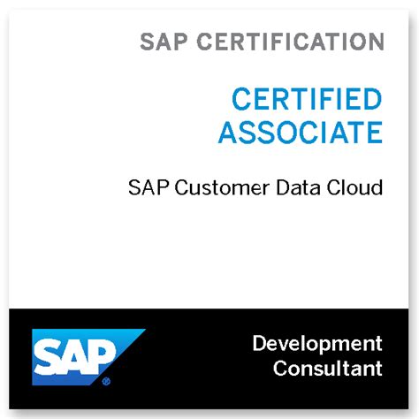 Sap Certified Development Associate Sap Customer Data Cloud Credly