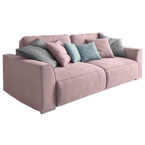 Funktionales und bequemes ecksofa mit schlaffunktion und zwei bettkasten länge: Sofa mit Schlaffunktion in Pink 'Lazy 3DL' von Mömax ansehen!