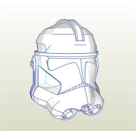 Fierfeks Star Wars Pepakura File Development Star Wars Helmet