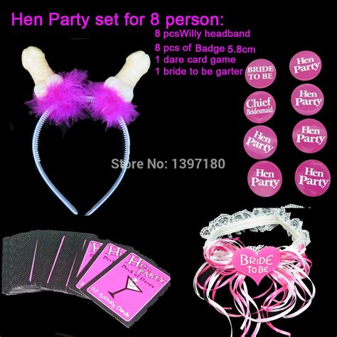 2015 Hot Bachelorette Party Supplies Set Sex Toy Hen Partyy Wedding