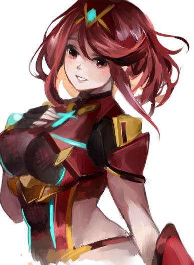As a blade, she is immortal and has the ability to recover from injuries quickly; Pyra by aubz | Xenoblade Chronicles | Know Your Meme