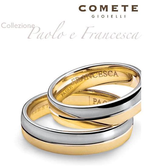 Questo grande simbolo d'amore serve a coronare definitivamente il sentimento tra due persone che, finalmente, hanno deciso di sposarsi e di andare a vivere insieme o. Paolo e Francesca wedding rings, by Comete Gioielli ...