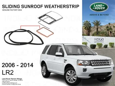 GENUINE FACTORY OEM Land Rover Sliding Sunroof Weatherstrip Seal Lr2