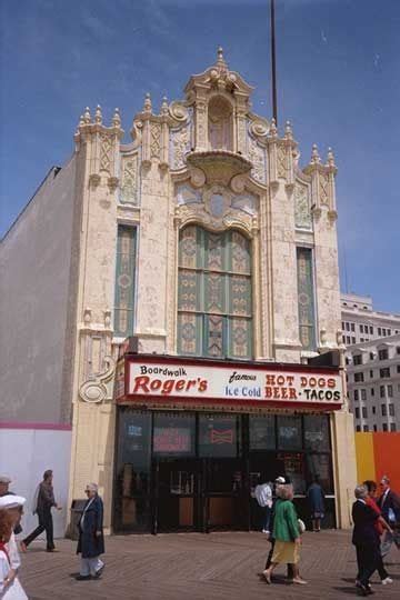 Facade Of The Former Warner Theatre On The Boardwalk In Atlantic City
