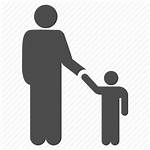 Icon Child Care Father Parent Kid Woman