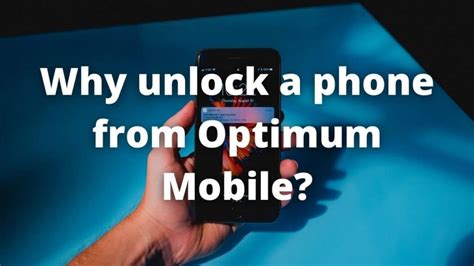 How To Unlock Optimum Mobile Phone From Carrier Safeunlocks