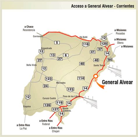 Cómo Llegar A General Alvear Corrientes Rutas Y Accesos
