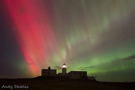 Aurora At Neist Point Lighthouse Aurora Borealis Northern Lights