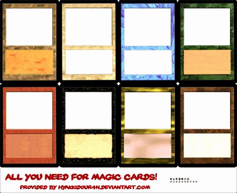 6 Blank Magic Card Template Sampletemplatess Sampletemplatess