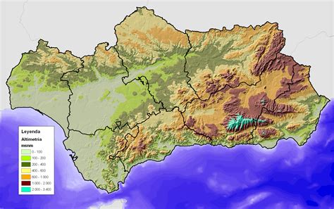 Relieve De Andalucía