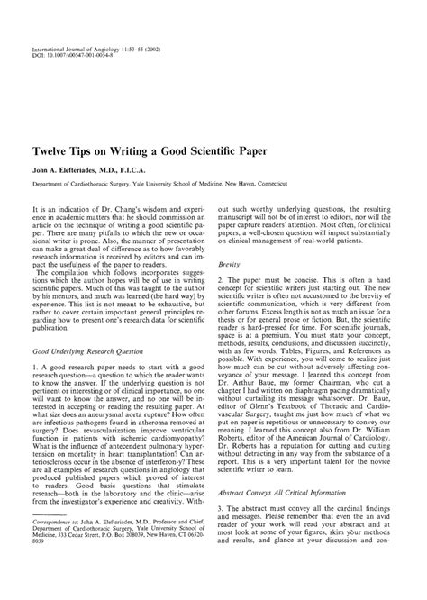 Example Of Scientific Paper Pdf Linguistics And The Scientific Method