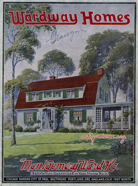 1926 Wardway Homeskit Houses From The Montgomery Ward Catalog Flickr