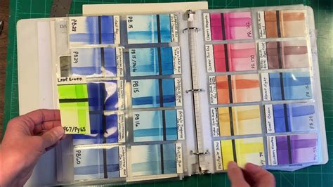 Easy Watercolor Swatch Cards How To Make Store And Organize Your Color