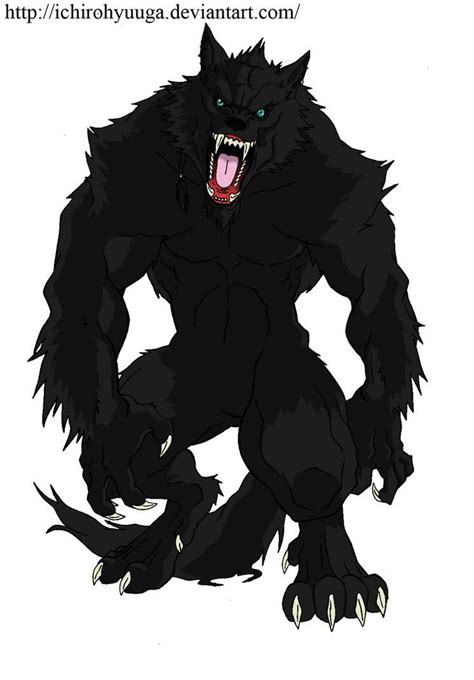 Black Wolfman By Ichirohyuuga Anime Wolf Wolfman