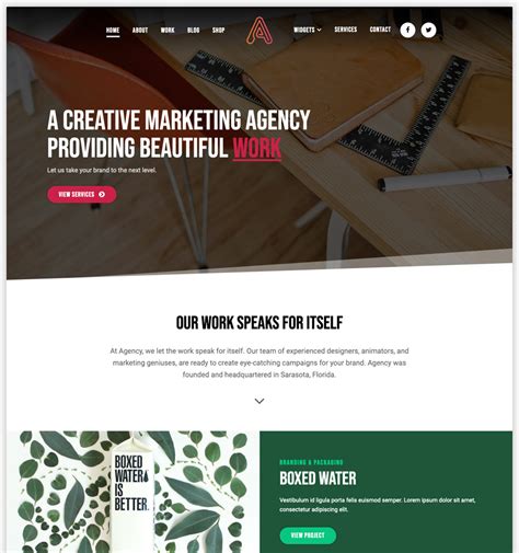 View Creative Agency Theme Background