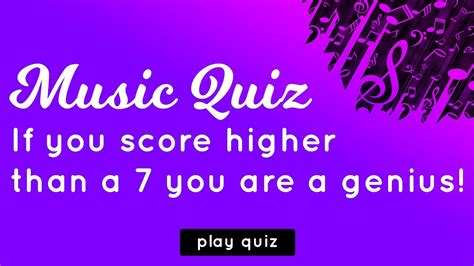 Quiz About Music Youtube