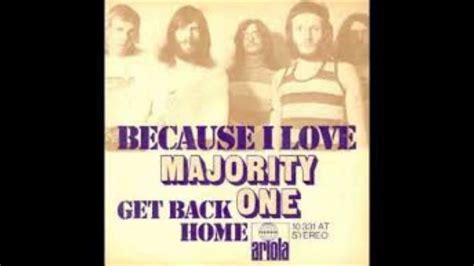 Majority One Because I Love Single 1971 Youtube