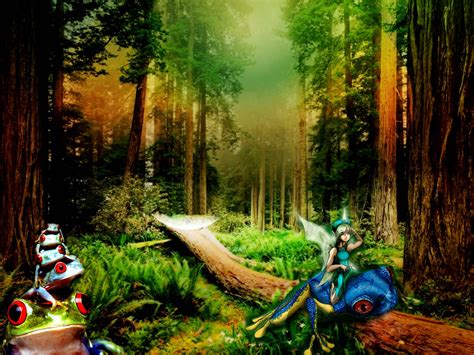 39 Enchanted Forest Wallpapers Wallpapersafari