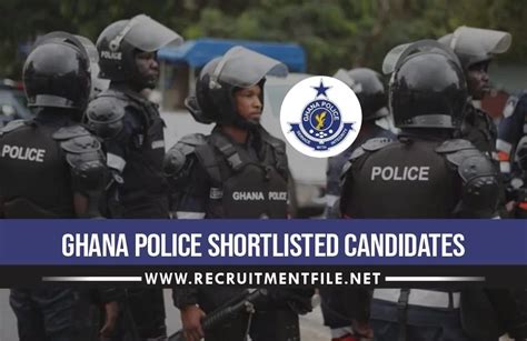 Ghana Police Shortlisted Candidates 202425 Revealed Check
