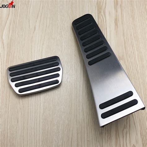 Stainless Steel Gas Fuel Brake Foot Pedal Pad Plate At For Volvo S90