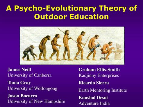 Ppt A Psycho Evolutionary Theory Of Outdoor Education Powerpoint