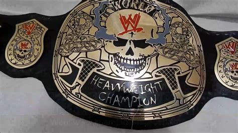 Wwe Stone Cold Smoking Skull Championship Title Belt Adult Size For