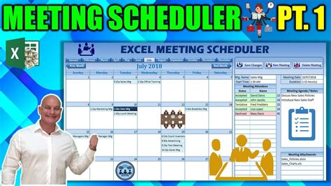 Learn How To Create This Amazing Meeting Scheduler In Excel Part 1