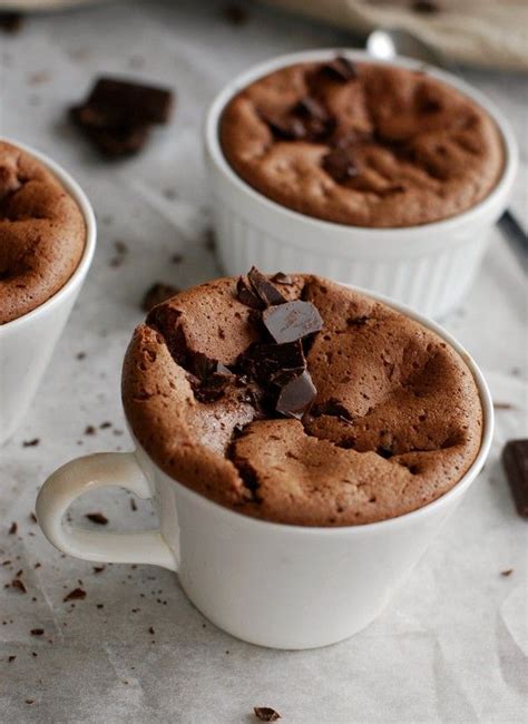 Hälsosam Chokladsufflé Mejerifri Utan Tillsatt Socker Baka Sockerfritt Mat Efterrätt
