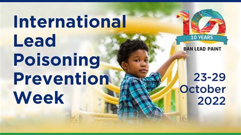 International Lead Poisoning Prevention Week 2022