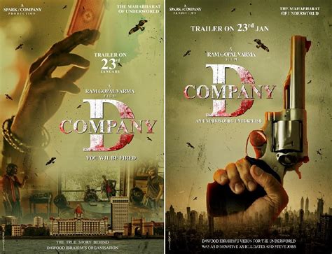Ram Gopal Varma Unveils Motion Poster Of D Company And Trailer Release Date