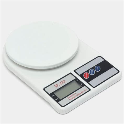 Balança De Cozinha Digital Grama Sf 400 Pesa Até 10kg Branco Bellator