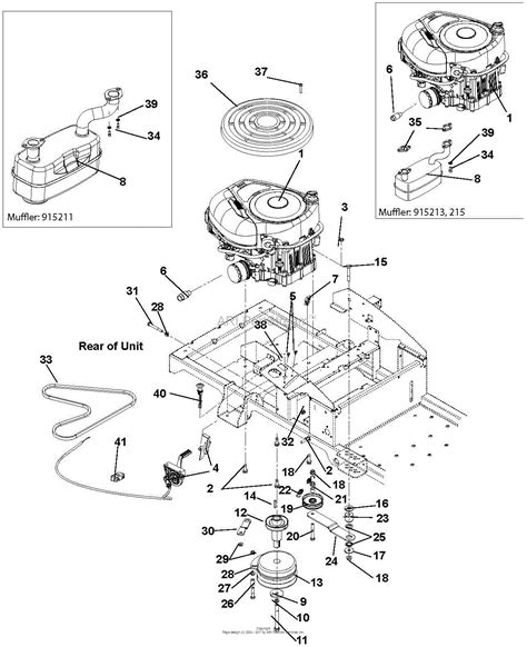 Swisher 44 Trail Mower Belt Diagram