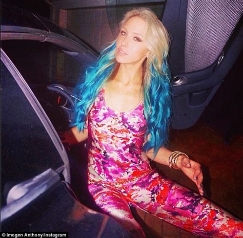 Kyle Sandilands Girlfriend Imogen Anthony Poses In Front Of Flashy Sports Car Daily Mail Online