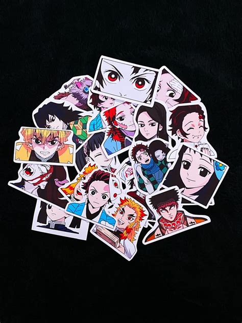 Demon Slayer Stickers Anime Stickers Anime Lovers Anime