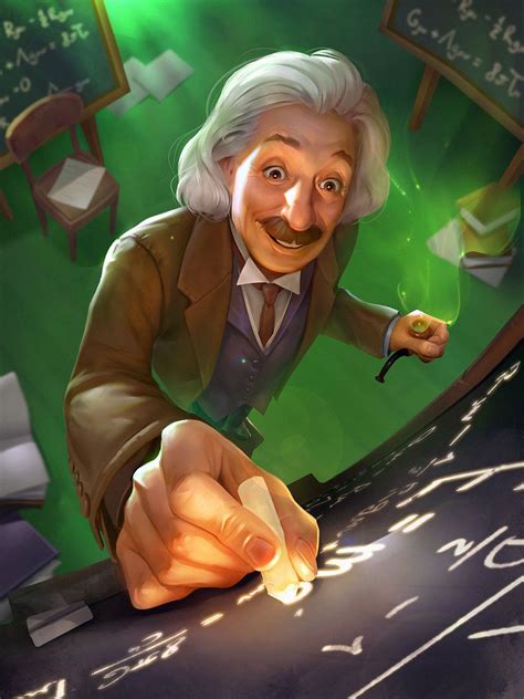 Check Out This Behance Project “albert Einstein For Stemepic Heroes