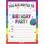 Birthday Party Invitations  Comedy Kids Magic