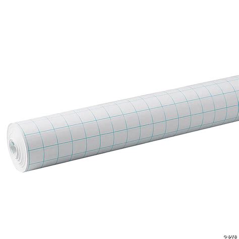Pacon Grid Paper Roll White 1 Quadrille Ruled 34 X 200 1 Roll