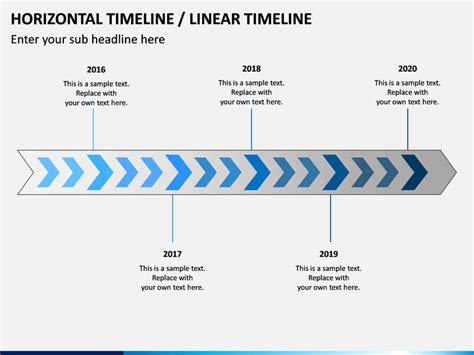 Horizontal Timeline Template