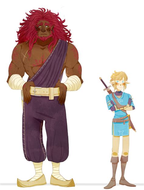 So I Thought Of A Botw Au Where A Male Gerudo Was Mye