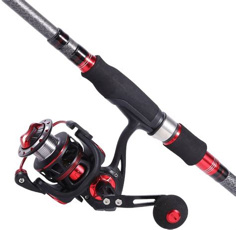 Fishing Rod Combos With Telescopic Fishing Pole Spinning Reels Salt