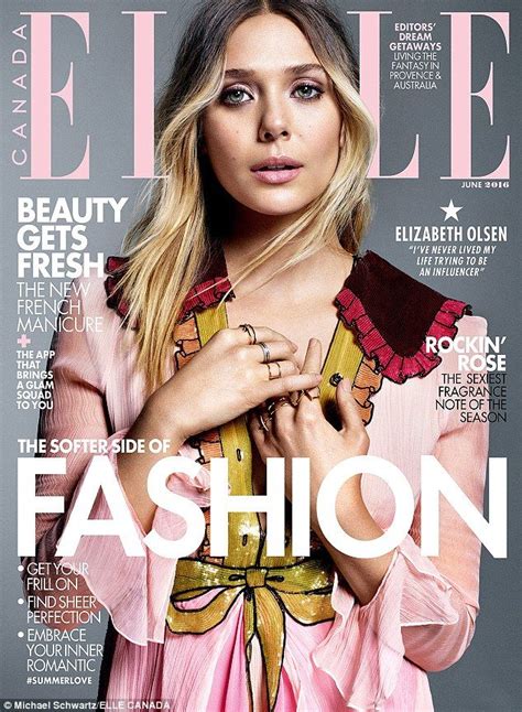 Elizabeth Olsen Dishes About Her Style In Sizzling Shoot For Elle