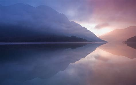 3200x2000 Landscape Mist Mountains River Water Reflection Sunrise