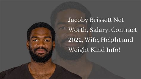 Jacoby Brissett Net Worth Salary Contract 2022 Wife Height And