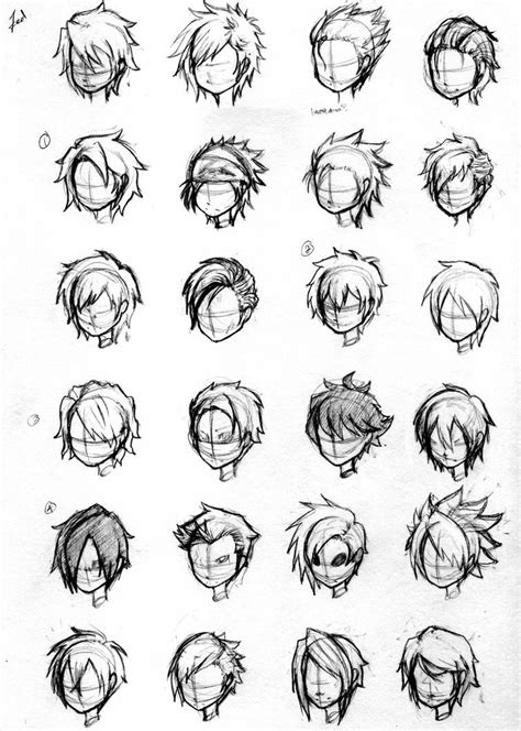 Character Hair Concepts By NoveliaProductions On DeviantArt Boy Hair